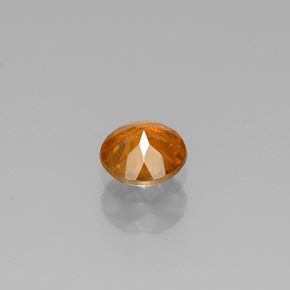 Sphalérite jaune naturelle coupe roude, 0,32 ct, SI