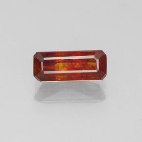 Sphalérite Multicolore naturelle Taille émeraude, 0.80 ct, VS-SI