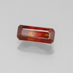 Sphalérite Multicolore naturelle Taille émeraude, 0.80 ct, VS-SI
