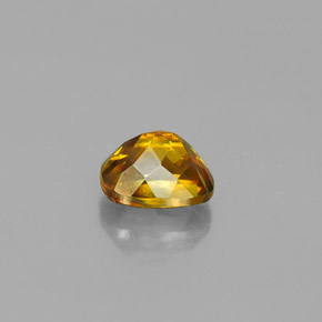 Sphalérite Jaune doré naturelle Coupe coussin, 1.44 ct, VS-SI