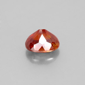 Sphalérite Rouge orange naturelle Coupe ovale, 1.62 ct, SI