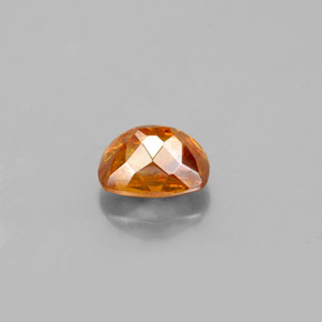 Sphalérite orange naturelle coupe coussin, 1,09 ct, SI