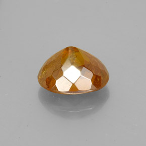 Sphalérite or naturelle coupe ovale, 1,81 ct, SI