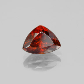 Sphalérite Rouge orange naturelle Trillion, 2.23 ct, VS