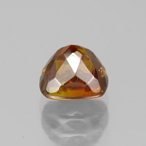 Sphalérite orange naturelle coupe coussin, 1,56 ct, SI