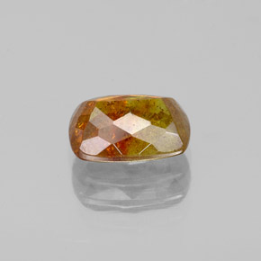 Sphalérite orange naturelle coupe coussin, 1,88 ct, SI-I1