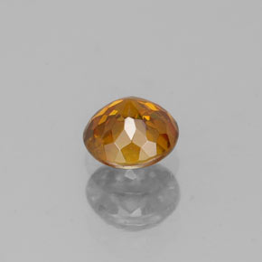 Sphalérite or naturelle coupe roude, 0,44 ct, SI