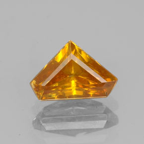 Sphalérite orange naturelle forme fantaisie, 1,20 ct, VS-SI
