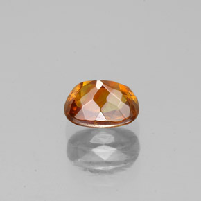 Sphalérite orange naturelle coupe coussin, 1,01 ct, SI