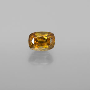 Sphalérite Jaune doré naturelle Coupe coussin, 0.62 ct, VS