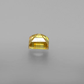 Sphalérite or naturelle carré, 0,66 ct, VVS-VS