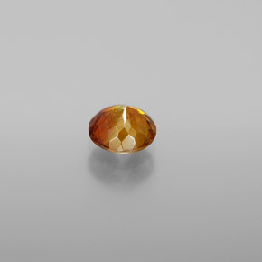 Sphalérite jaune naturelle coupe roude, 0,80 ct, VS-SI