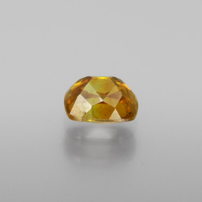 Sphalérite Jaune doré naturelle Coupe coussin, 0.76 ct, VS-SI