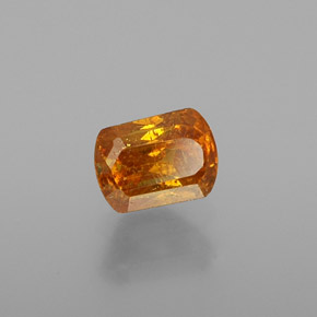 Sphalérite jaune naturelle forme fantaisie, 0,73 ct, VS-SI
