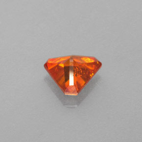 Sphalérite orange naturelle forme fantaisie, 1,01 ct, VS