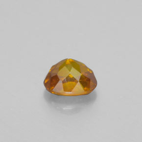 Sphalérite jaune naturelle coupe ovale, 0,87 ct, VS