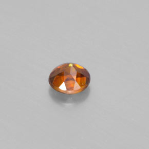 Sphalérite Orange naturelle Coupe roude, 0.40 ct, VS