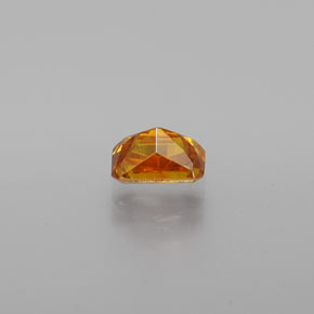 Sphalérite Jaune doré naturelle Taille émeraude, 0.68 ct, VS