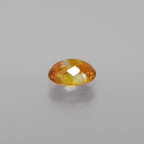 Sphalérite or naturelle coupe ovale, 0,71 ct, VS