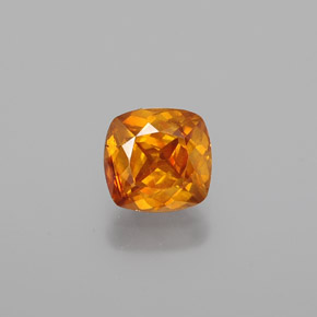 Sphalérite Jaune doré naturelle Coupe coussin, 1.03 ct, VS