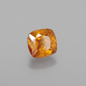 Sphalérite Jaune doré naturelle Coupe coussin, 1.03 ct, VS