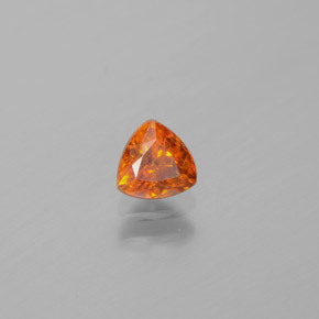 Sphalérite Orange rougeâtre naturelle Trillion, 0.51 ct, VS