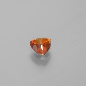 Sphalérite Orange rougeâtre naturelle Trillion, 0.51 ct, VS