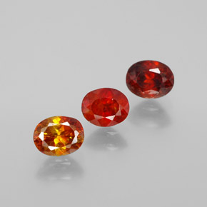 Achetez naturel ct orange sphalérite gems, coupe ovale, en provenance mexique chez gemselect. en stock, livraison internationale!