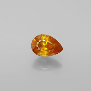 Sphalérite Jaune doré naturelle En forme de poire, 1.01 ct, VS-SI