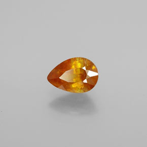 Sphalérite Jaune doré naturelle En forme de poire, 1.01 ct, VS-SI
