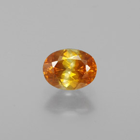 Sphalérite Jaune doré naturelle Coupe ovale, 0.74 ct, VS
