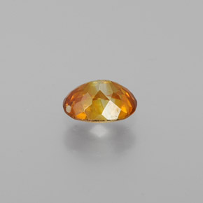 Sphalérite Jaune doré naturelle Coupe ovale, 0.74 ct, VS