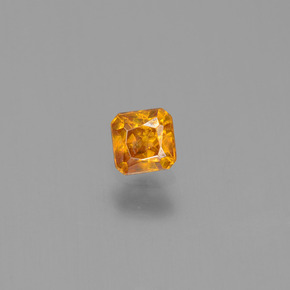 Sphalérite or naturelle taille émeraude, 0,30 ct, VS