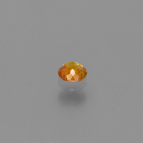 Sphalérite or naturelle coupe roude, 0,20 ct, VS