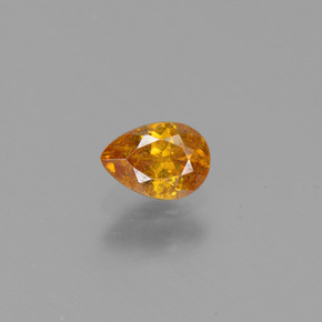 Sphalérite or naturelle en forme de poire, 0,47 ct, VS
