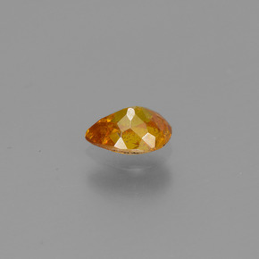 Sphalérite or naturelle en forme de poire, 0,47 ct, VS