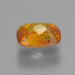 Sphalérite or naturelle coupe coussin, 0,54 ct, VS-SI