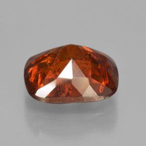 Sphalérite orange naturelle coupe coussin, 2,98 ct, VS-SI