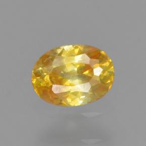 Sphalérite Jaune doré naturelle Coupe ovale, 0.22 ct, VS-SI