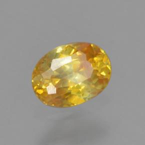 Sphalérite Jaune doré naturelle Coupe ovale, 0.22 ct, VS-SI