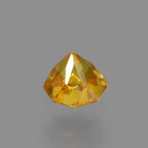 Sphalérite Jaune doré naturelle Taille émeraude, 0.37 ct, VS-SI