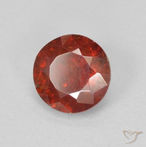 Sphalérite Orange rougeâtre naturelle Tour, 1.06 ct, SI