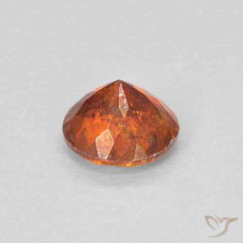 Sphalérite Orange rougeâtre naturelle Tour, 0.85 ct, SI