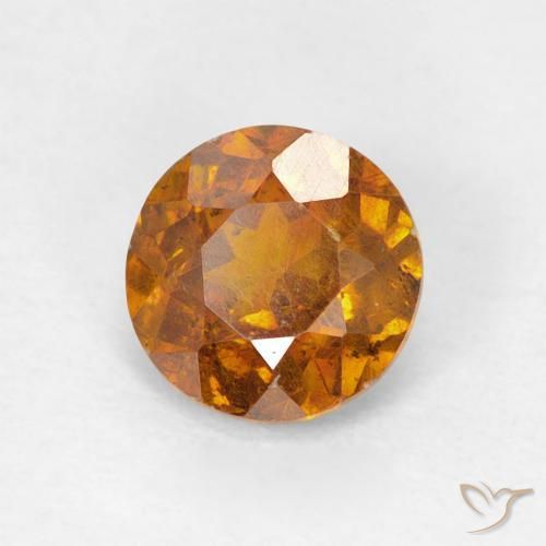 Sphalérite Orange terre naturelle Tour, 1.00 ct, SI-I1