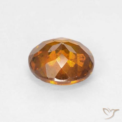 Sphalérite Orange terre naturelle Tour, 1.00 ct, SI-I1