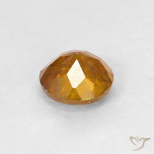Sphalérite Orange terre naturelle Tour, 0.38 ct, SI-I1
