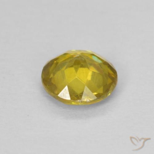 Sphalérite Jaune automnal naturelle Tour, 0.62 ct, VS-SI