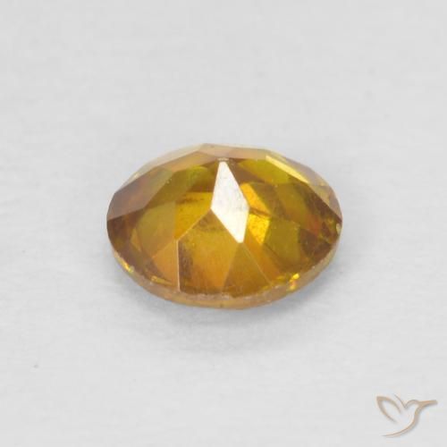 Sphalérite Orange brunâtre naturelle Tour, 0.36 ct, SI-I1