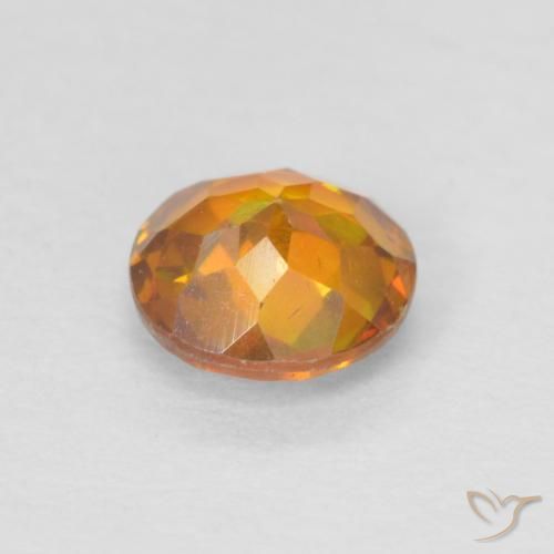 Sphalérite Orange moyen naturelle Tour, 0.69 ct, SI-I1