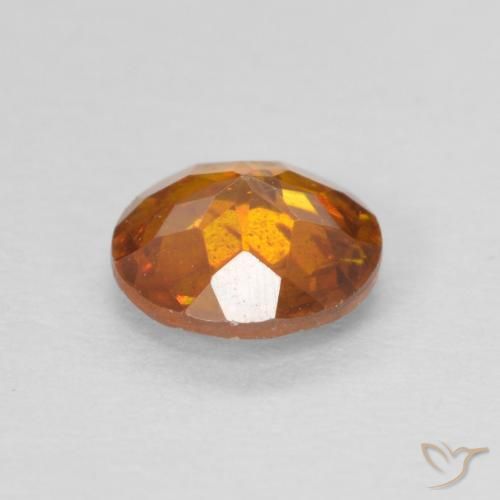 Sphalérite Orange rougeâtre naturelle Tour, 0.92 ct, SI-I1